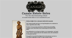 Desktop Screenshot of canaleestatesales.com